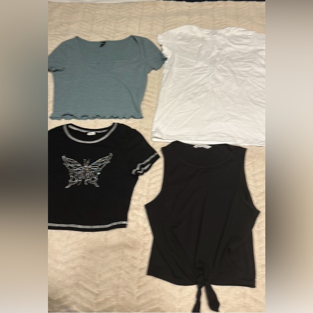 4 Set Of Basic Shirts SOLD TOGETHER